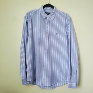 Ralph Lauren Classic  Fit Striped Dress Large